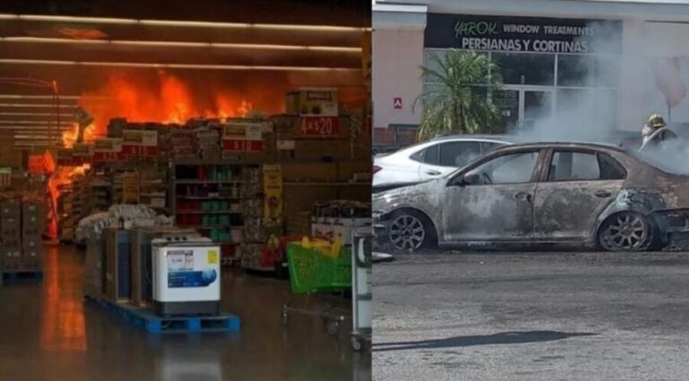 Muchos incendios en el estado de Quintana Roo; reportan siniestros en Cancún, Playa del Carmen, Cozumel y Tulum.