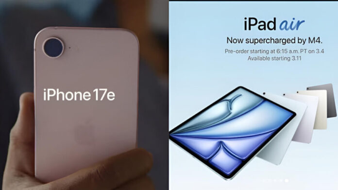 Apple presenta el iPhone 17e y el iPad Air M4 en el Mobile World Congress en España