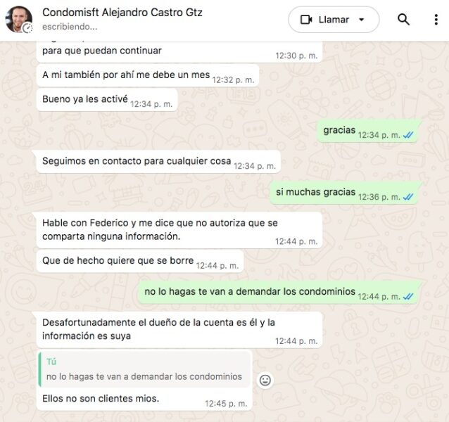 Condomisoft: "los condóminos no son mis clientes"