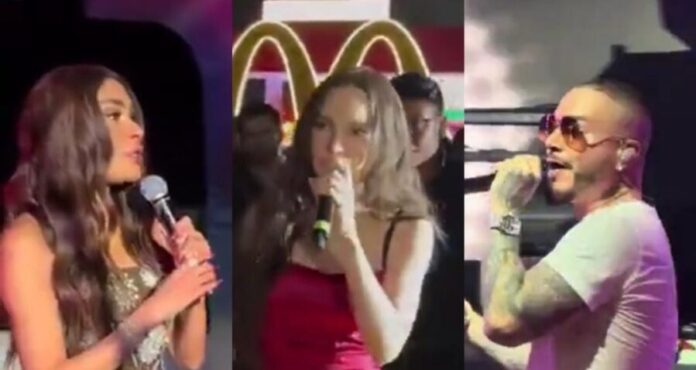 Galilea Montijo, Belinda, Matute y J Balvin acuden a XV años de Mafer en Tabasco; el padre es un petrolero.