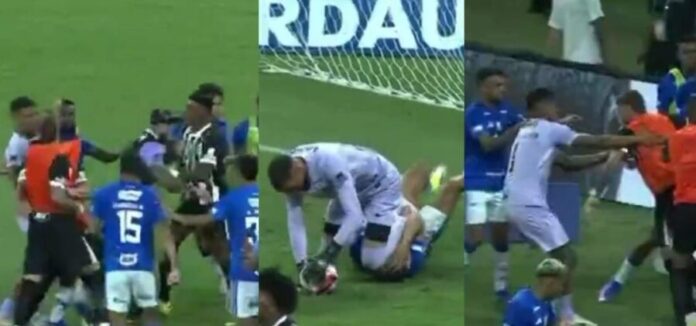 Video: Futbolistas de Cruzeiro y Atlético Mineiro se agarran a golpes y patadas en Brasil; parecía UFC. Un episodio lamentable.