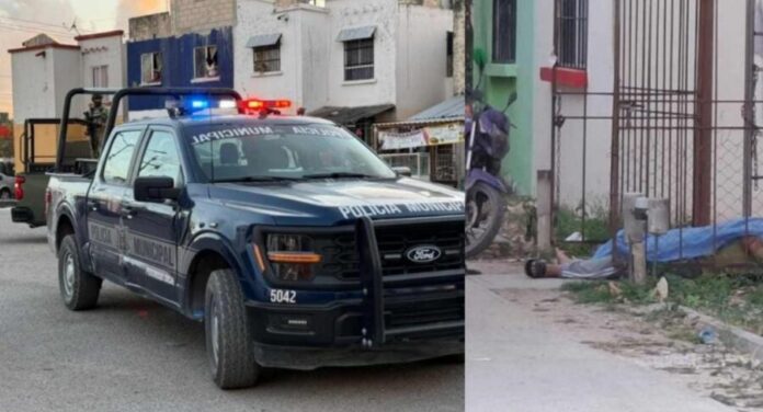 Mujer asesina a un sujeto en Villas Otoch Paraíso de Cancún. Hasta ahora se desconocen las identidades de la víctima y de la responsable.