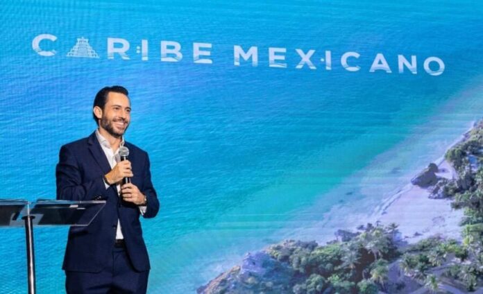 Presenta Bernardo Cueto el Caribe Mexicano ante más de 200 agentes de viajes, aerolíneas y touroperadoras en Brasil.