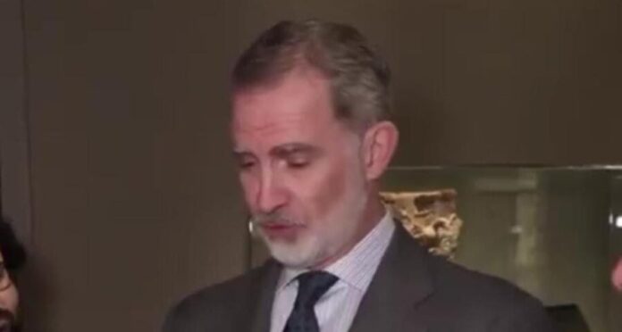 El rey de España reconoció este día que hubo muchos 