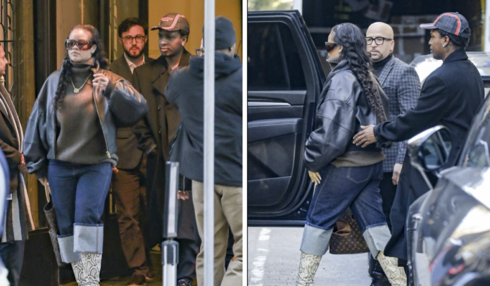 Rihanna reaparece en Nueva York bajo dispositivo de seguridad tras tiroteo en su mansión