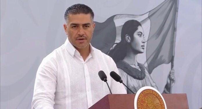 Desde Cancún, resalta el secretario Omar García Harfuch la baja de 79% en homicidios dolosos en Quintana Roo.