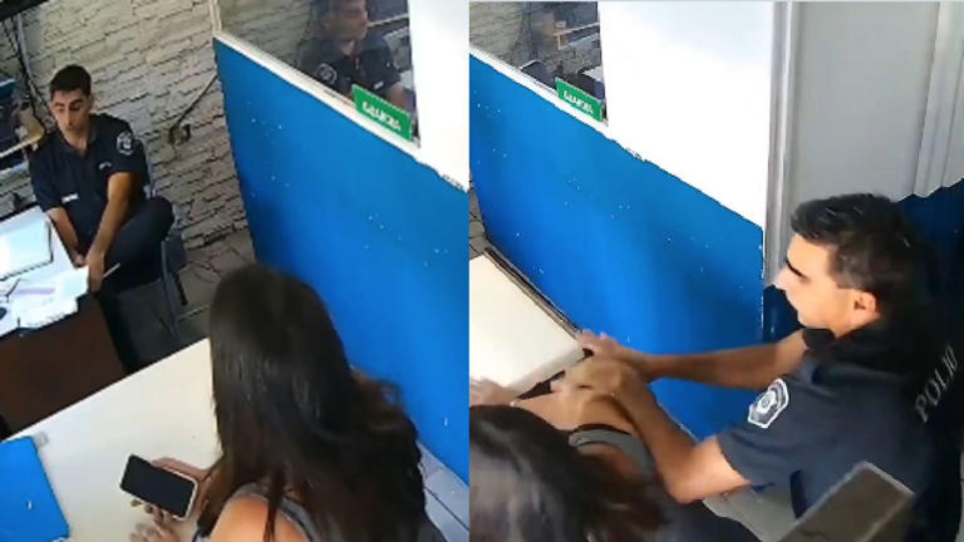 Video: Mujer es golpeada por un policía por querer poner una denuncia en Argentina